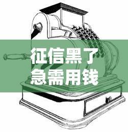 征信黑了急需用钱的5种合法方法