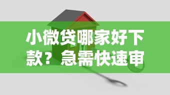 小微贷哪家好下款？急需快速审批通过的小额贷款平台推荐