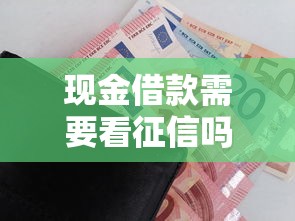 现金借款需要看征信吗？了解征信对借款审核的影响