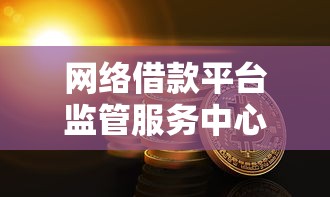 网络借款平台监管服务中心正式成立