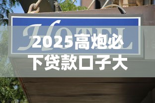 2025高炮必下贷款口子大全