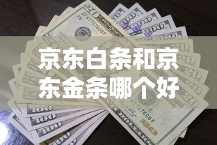 京东白条和京东金条哪个好下款？比较审核通过率高的借款产品