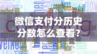 微信支付分历史分数怎么查看？教你快速查询和提升信用分的方法