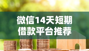 微信14天短期借款平台推荐