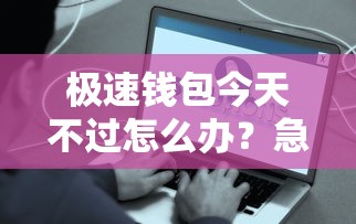 极速钱包今天不过怎么办？急需快速到账的借款解决方案