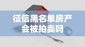 征信黑名单房产会被拍卖吗