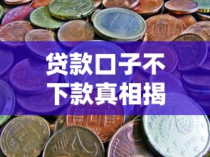 贷款口子不下款真相揭秘