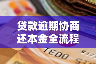 贷款逾期协商还本金全流程指南