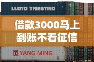 借款3000马上到账不看征信