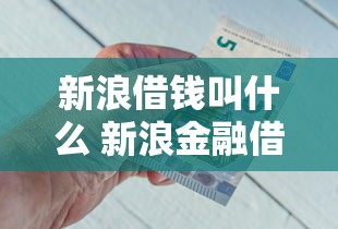 新浪借钱叫什么 新浪金融借款平台正规靠谱吗