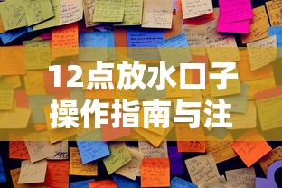 12点放水口子操作指南与注意事项
