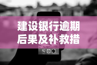 建设银行逾期后果及补救措施详解