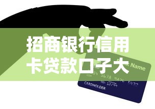 招商银行信用卡贷款口子大全