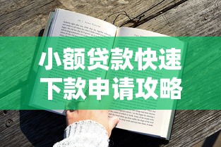 小额贷款快速下款申请攻略