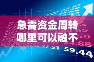 急需资金周转哪里可以融不看征信 急需快速借款不看征信的靠谱渠道推荐