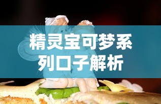 精灵宝可梦系列口子解析