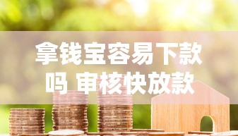 拿钱宝容易下款吗 审核快放款稳的小额贷款平台推荐