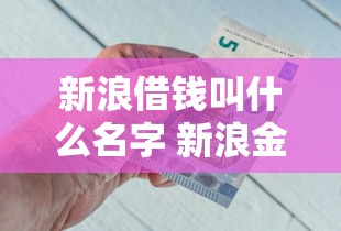 新浪借钱叫什么名字 新浪金融借款平台正规靠谱吗