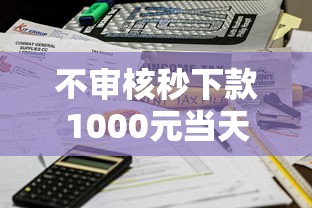 不审核秒下款1000元当天到账