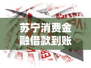 苏宁消费金融借款到账时间解析