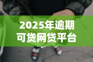 2025年逾期可贷网贷平台推荐