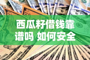 西瓜籽借钱靠谱吗 如何安全快速借到小额贷款