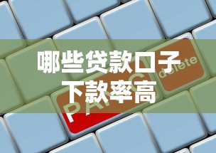哪些贷款口子下款率高