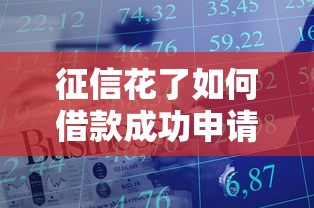 征信花了如何借款成功申请技巧