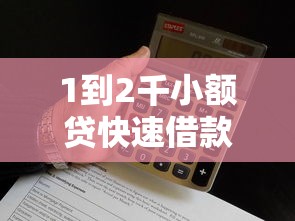 1到2千小额贷快速借款1000元