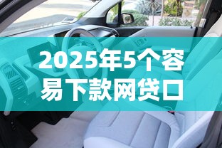 2025年5个容易下款网贷口子