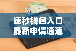 速秒钱包入口最新申请通道