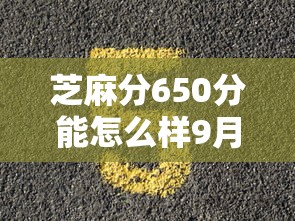 芝麻分650分能怎么样9月业内低门槛！顺便罗列五个芝麻分650能借网贷口子