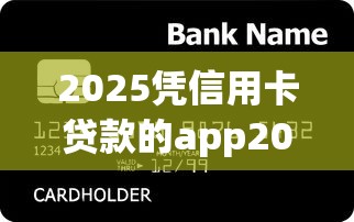 2025凭信用卡贷款的app2025年官方披露！整理五个2025用信用卡网贷的软件