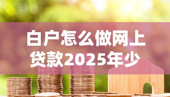 白户怎么做网上贷款2025年少有人了解！权威筛选这5个高额贷款黑户50万下款