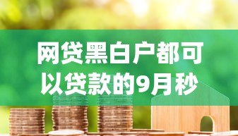 网贷黑白户都可以贷款的9月秒下款的实际上能选的不少！本篇为您精心揭示这5个借款app！