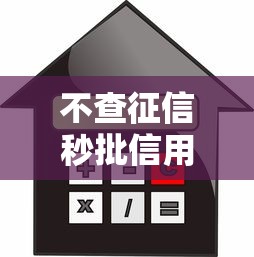 不查征信秒批信用卡贷款口子推荐