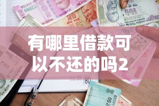 有哪里借款可以不还的吗2025年今日贷款头条！本文为您隆重揭示！