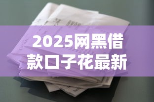 2025网黑借款口子花最新解析