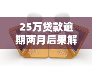 25万贷款逾期两月后果解析