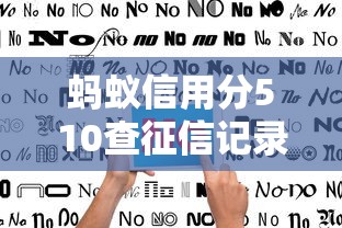 蚂蚁信用分510查征信记录全指南