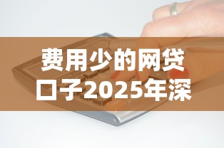 费用少的网贷口子2025年深挖这5个！本篇为您深度归档！