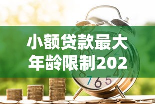 小额贷款最大年龄限制2025年多人亲测！顺便严选五个能靠芝麻信用贷款的软件