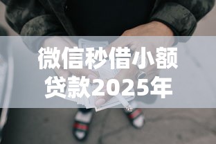 微信秒借小额贷款2025年揭秘震撼！隆重评析5个网贷秒借小额借钱口子