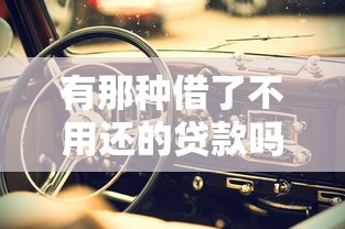 有那种借了不用还的贷款吗-2025年新手捷径！权威列举这五个24小时审核放款的网贷平台