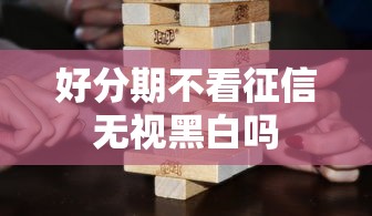 好分期不看征信无视黑白吗