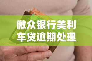 微众银行美利车贷逾期处理指南