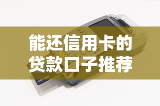 能还信用卡的贷款口子推荐