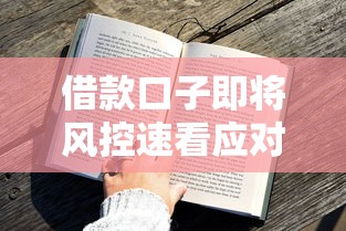 借款口子即将风控速看应对攻略