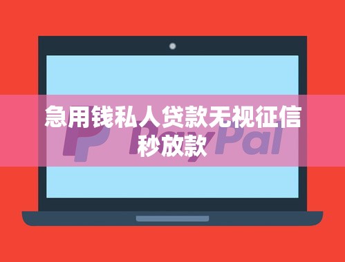急用钱私人贷款无视征信秒放款