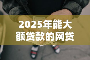 2025年能大额贷款的网贷9月随借随还的可选的真挺多！今天为您隆重汇集这5个黑户借款平台！